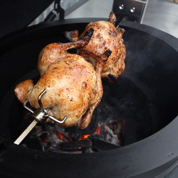 Rotisserie | Rotisserie Chicken | Recipes | Cookware | Accessories | Big Green Egg