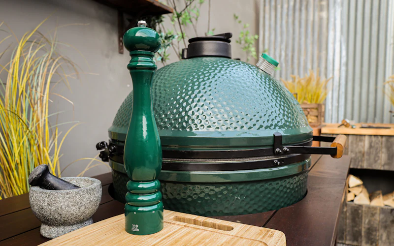 Peugeot & Big Green Egg Salt & Pepper Mills collaboration | Accessories | Big Green Egg