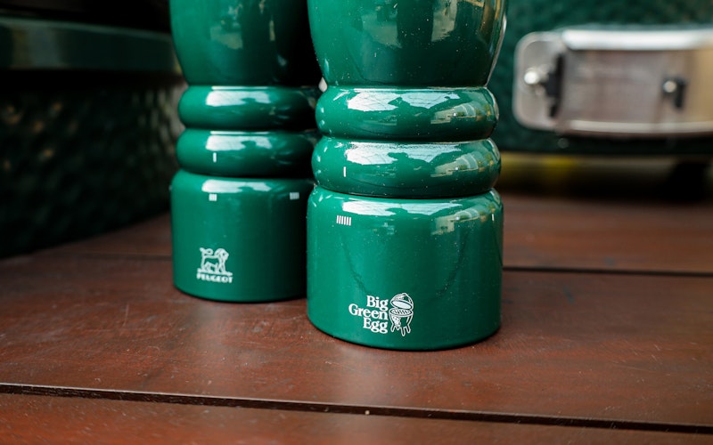 Peugeot & Big Green Egg Salt & Pepper Mills collaboration | Accessories | Big Green Egg