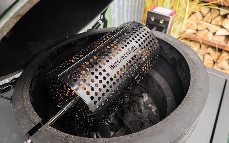 Rotisserie Tumbler Basket | Cookware | Accessories | Big Green Egg