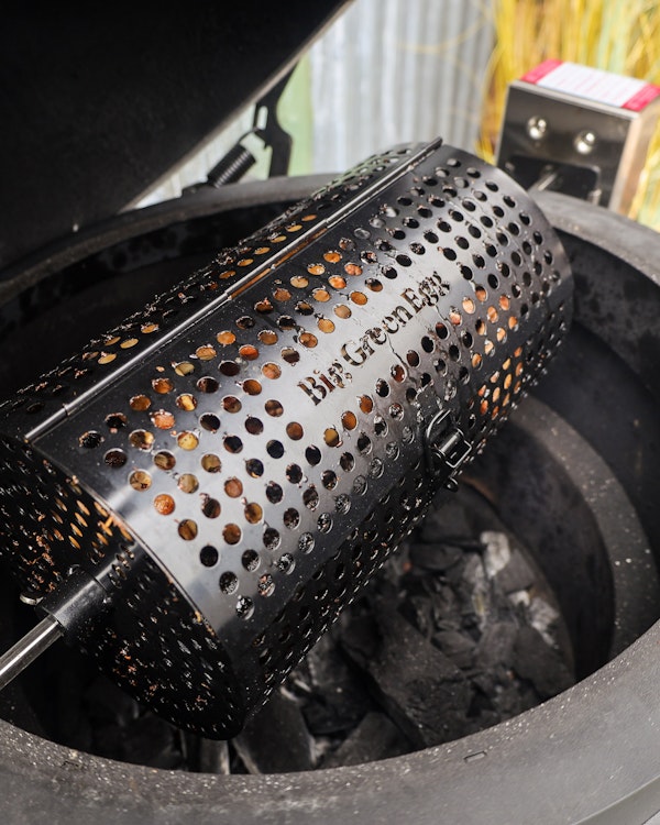 Rotisserie Tumbler Basket | Cookware | Accessories | Big Green Egg