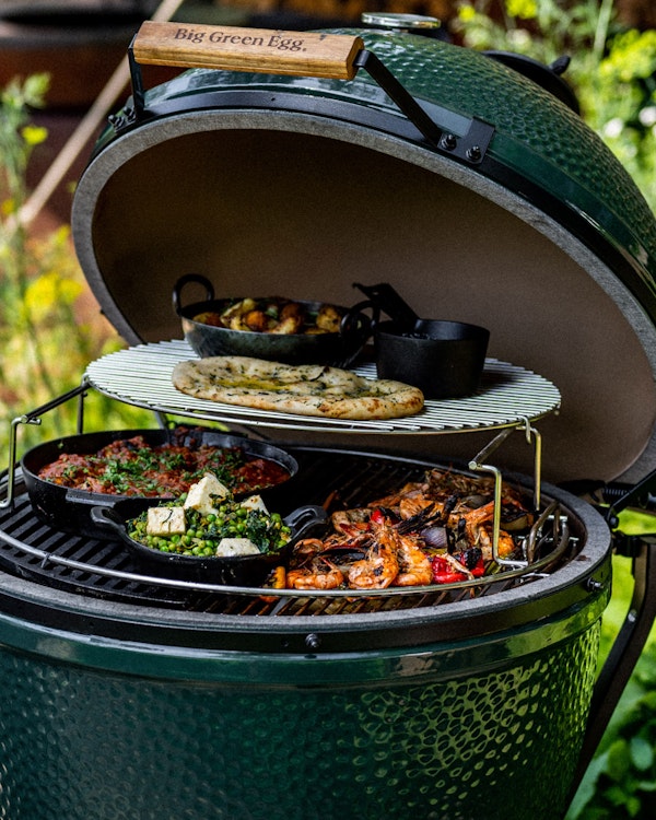 XL Big Green Egg | Kamado charcoal barbecue | EGGspander system