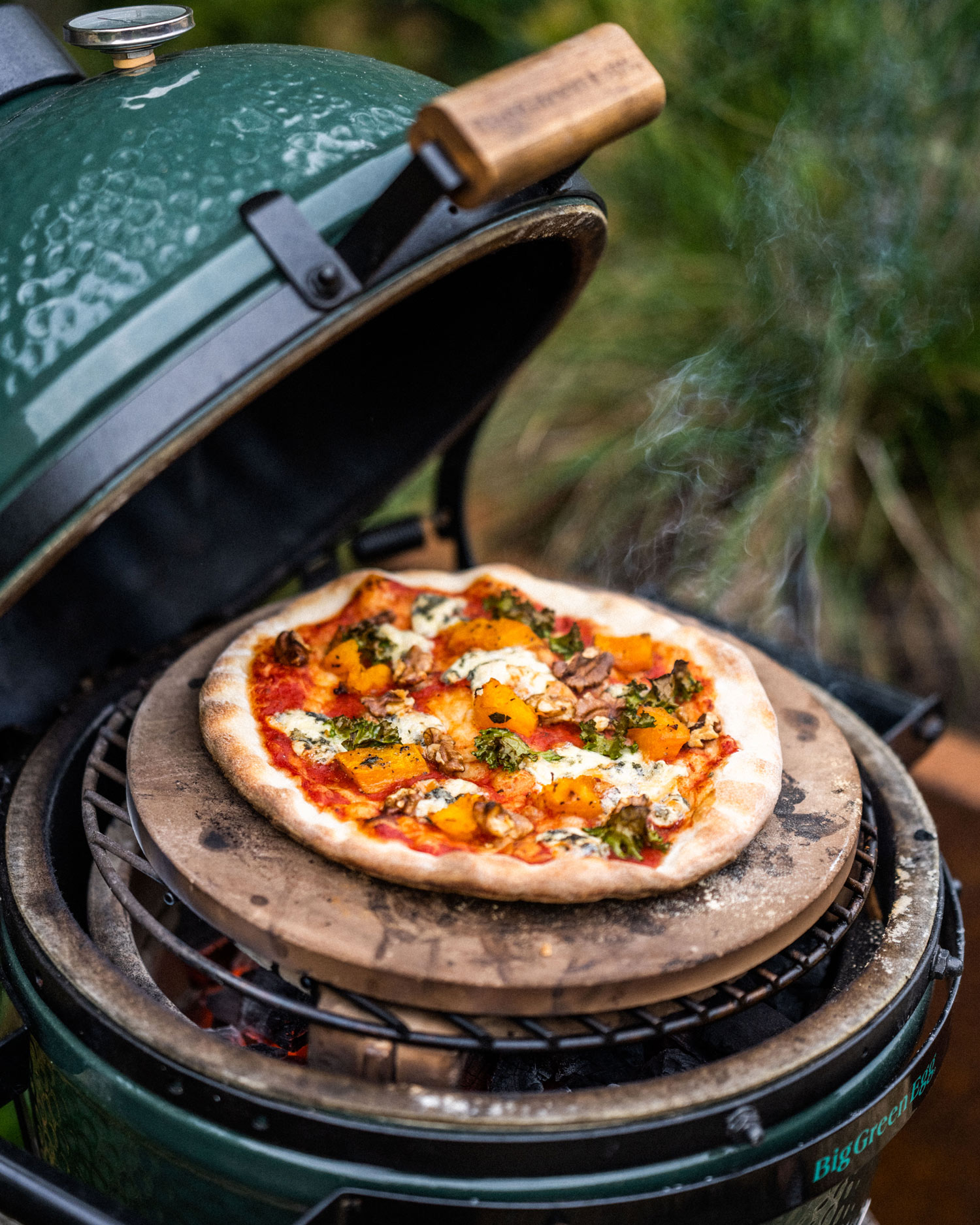 How to set up for pizza | Big Green Egg | wood fired pizza