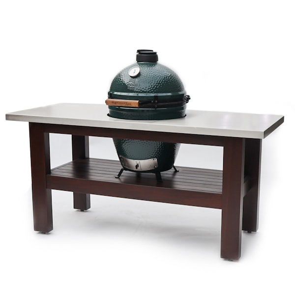 Stainless Steel Topped Premium Royal Mahogany Table for Large