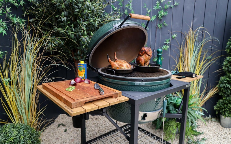 MODULAR NEST + ACACIA FOLDABLE SHELVES | Bases & Shelves | Big Green Egg