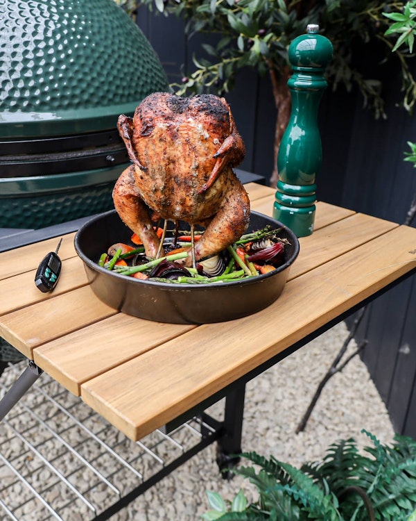 Acacia foldable shelf for modular nest | Accessories | Bases | Modular Nest System | Big Green Egg