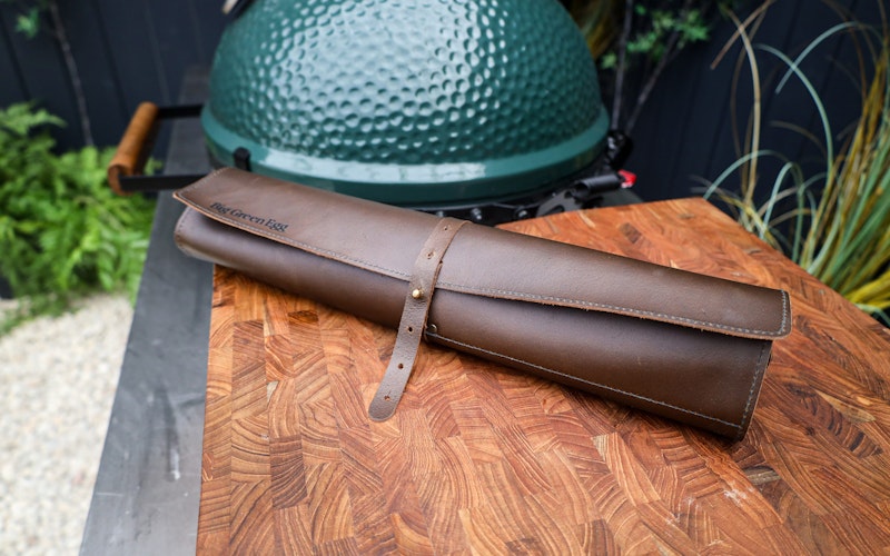 Big Green Egg Leather Knife Roll | Utensils | Big Green Egg
