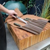 Big Green Egg Leather Knife Roll | Utensils | Big Green Egg