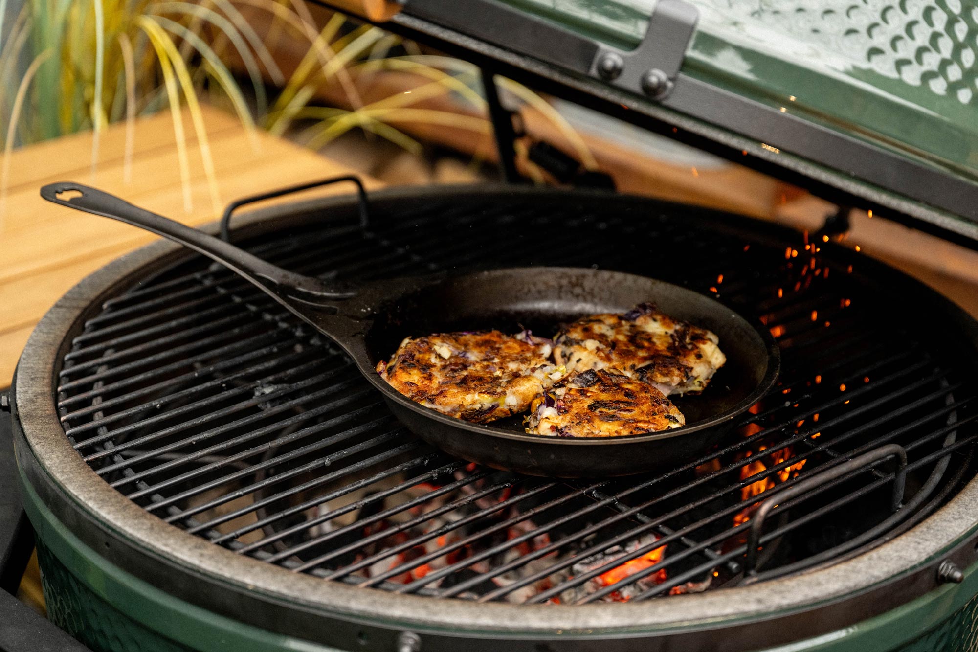 Left over Bubble & Squeak | Tom Booton's Christmas recipes | Pan cooking | Big Green Egg