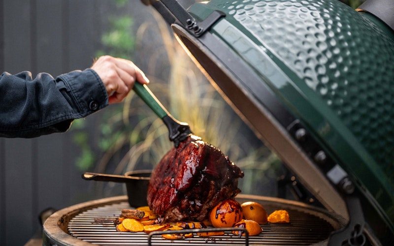 Large Big Green Egg | Kamado charcoal barbecue | Made in 1974