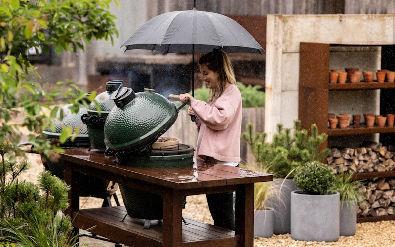 Large Big Green Egg | Kamado charcoal barbecue | Made in 1974