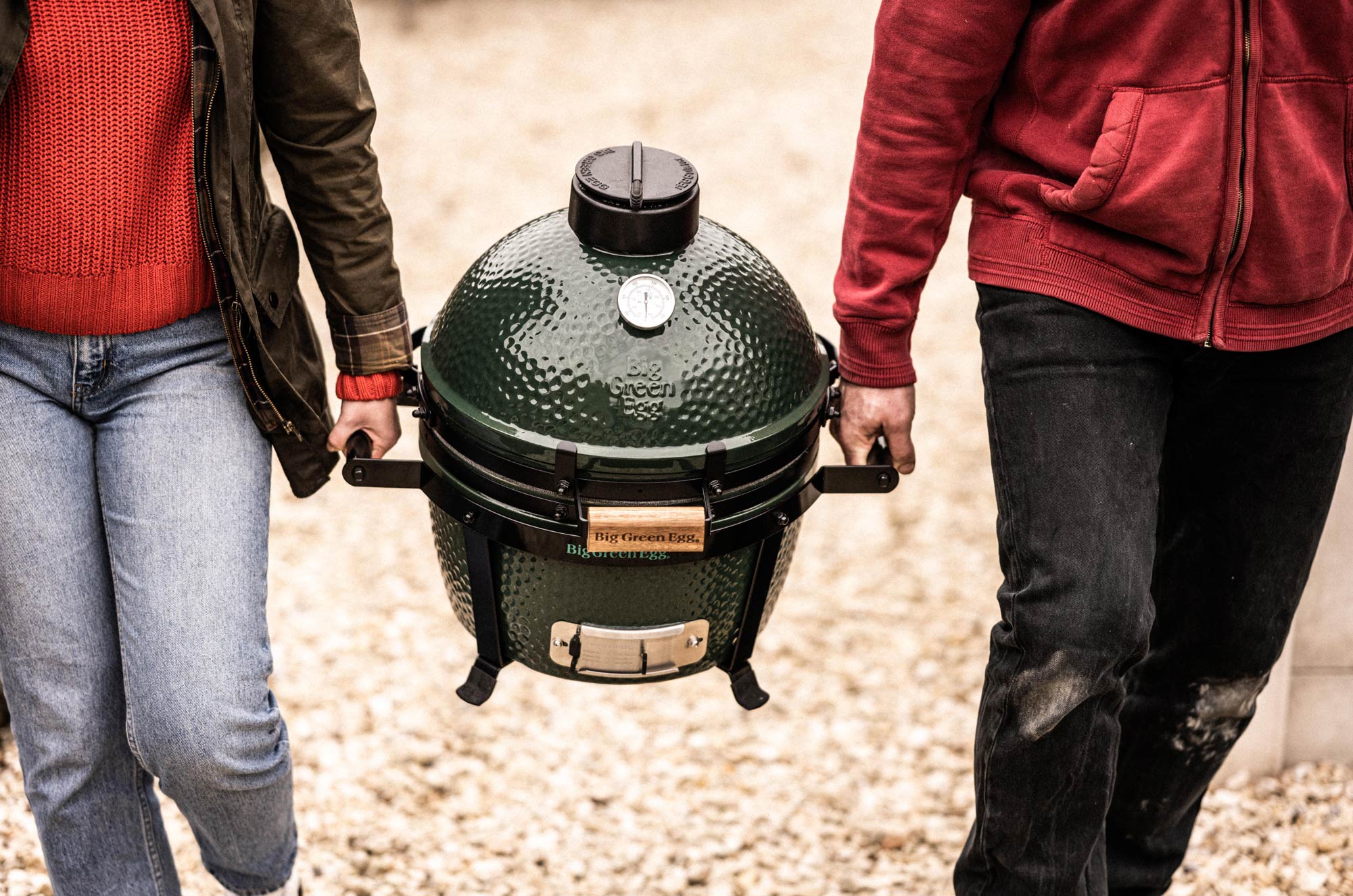 MiniMax Big Green Egg | Portable Charcoal Kamado Barbecue | Free Apron | Christmas