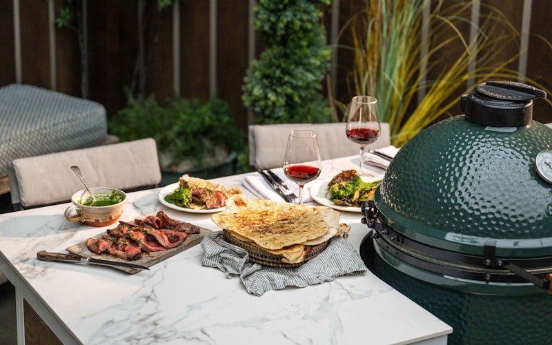 Big Green Egg 50th Outdoor Cooking Island | EO Kitchens | Outdoor kitchen isalnd