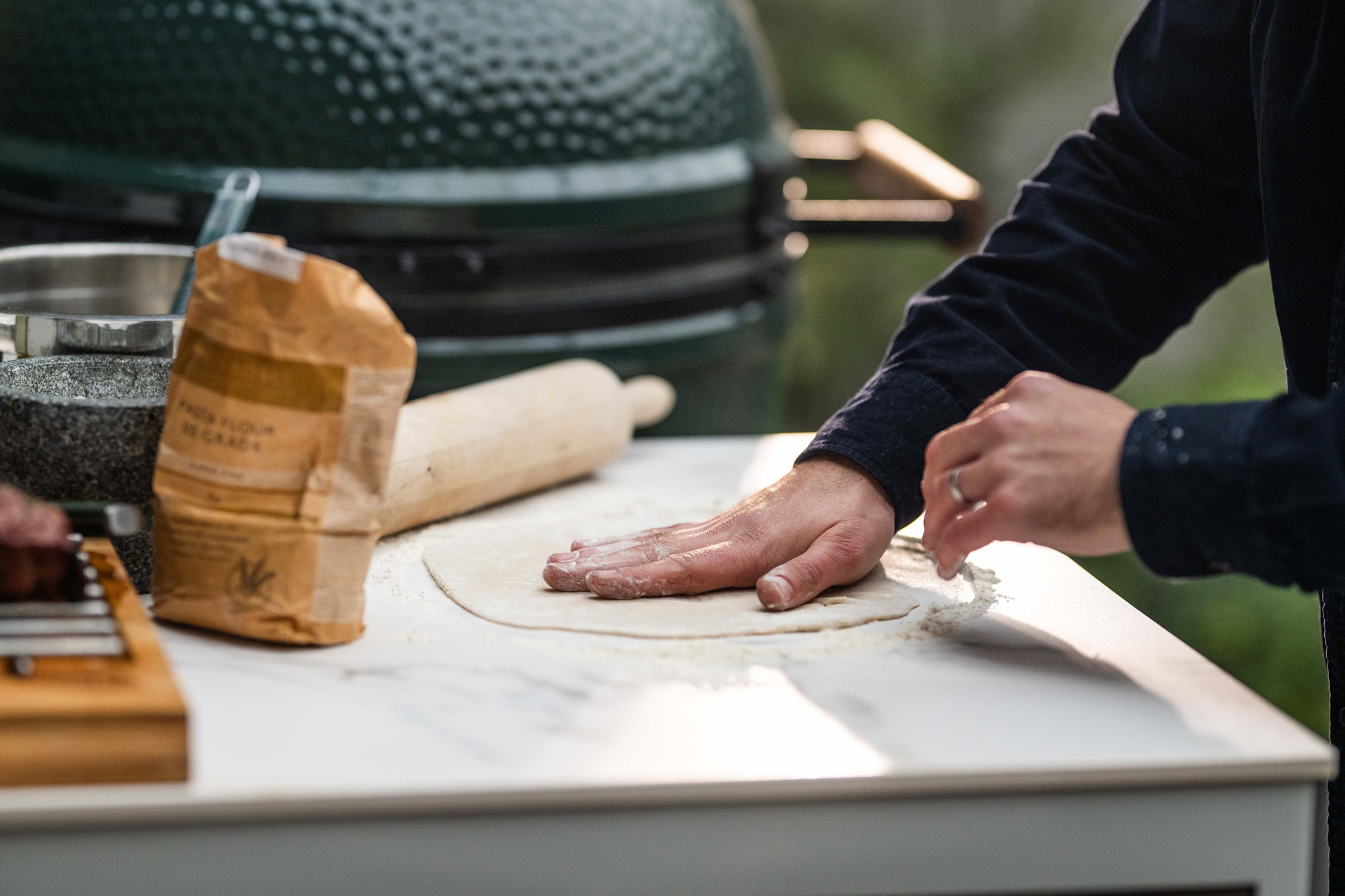 Big Green Egg 50th Outdoor Cooking Island | EO Kitchens | Outdoor kitchen isalnd