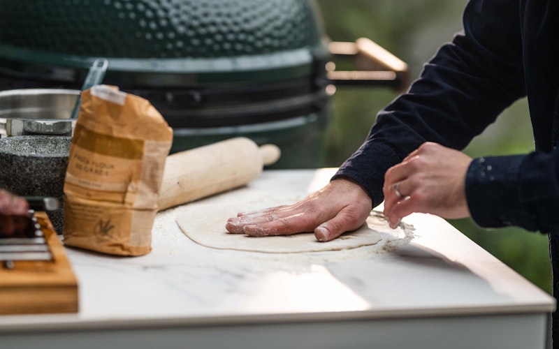 Big Green Egg 50th Outdoor Cooking Island | EO Kitchens | Outdoor kitchen isalnd