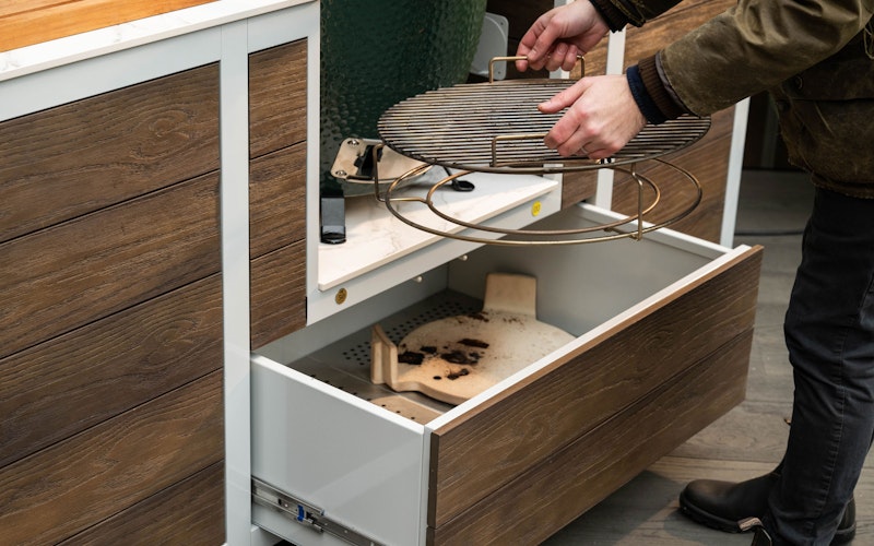 Big Green Egg 50th Outdoor Cooking Island | EO Kitchens | Outdoor kitchen isalnd