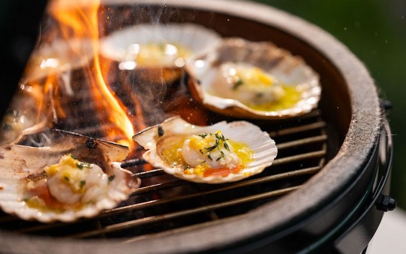 SCALLOPS WITH LEMON AND THYME  | Tom Aikens | 50 Recipes 50th Anniversary | Big Green Egg