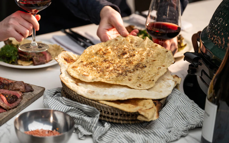 SPICED FLATBREADS | Tom Aikens | 50 Recipes 50th Anniversary | Big Green Egg