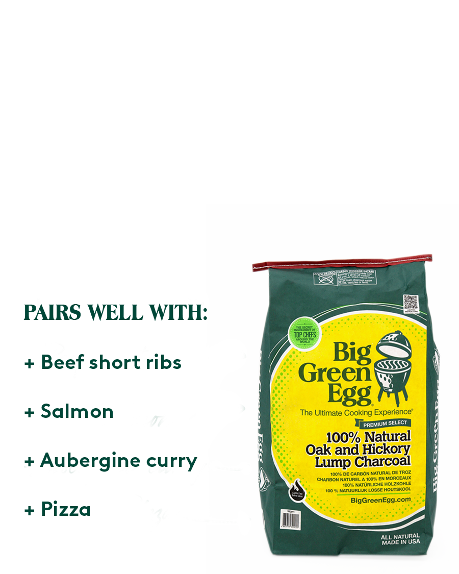 Oak & Hickory Lumpwood Charcoal | Fuel | Big Green Egg