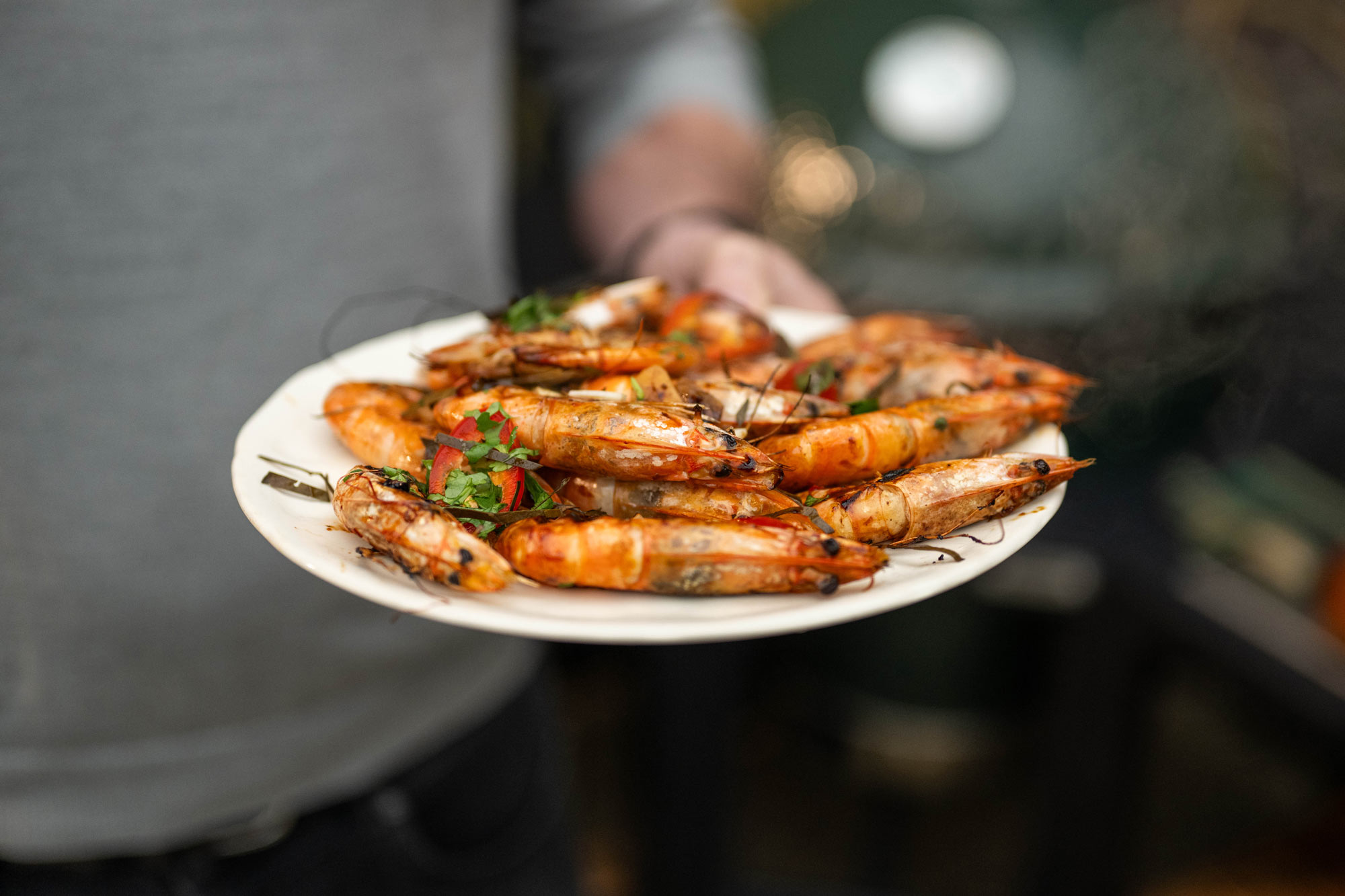 Nam Pla Prik Prawns | Will Greenwood | 50 recipes | Big Green Egg