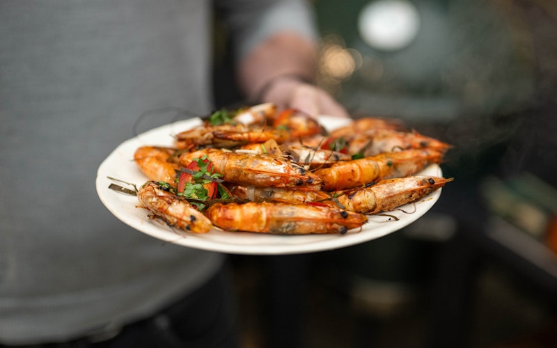Nam Pla Prik Prawns | Will Greenwood | 50 recipes | Big Green Egg
