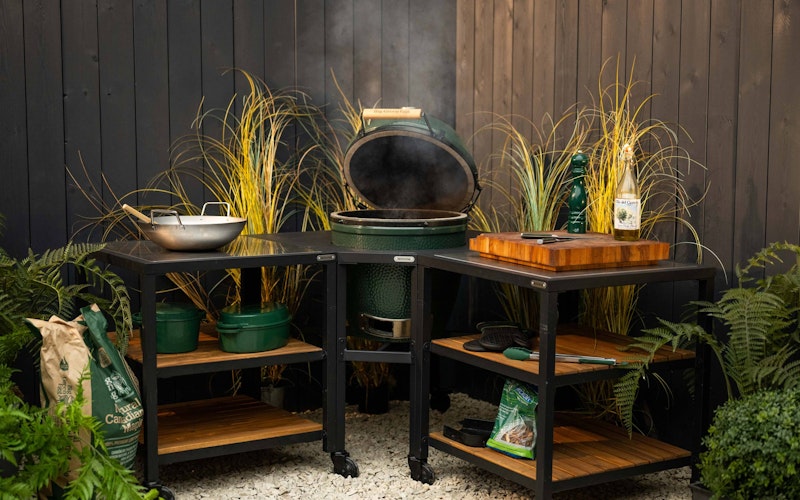 Corner Modular Nest | Ceramic Charcoal BBQs | Big Green Egg