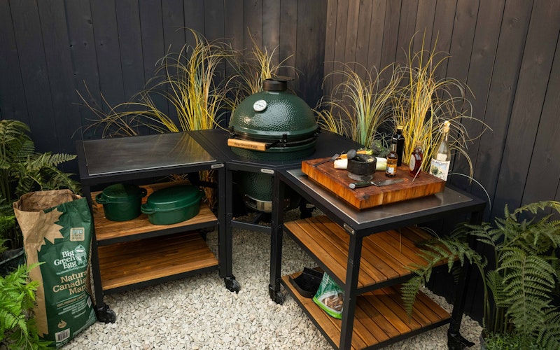 Corner Modular Nest | Ceramic Charcoal BBQs | Big Green Egg