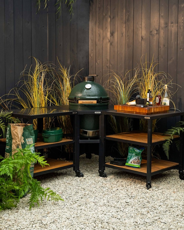 Corner Modular Nest | Ceramic Charcoal BBQs | Big Green Egg