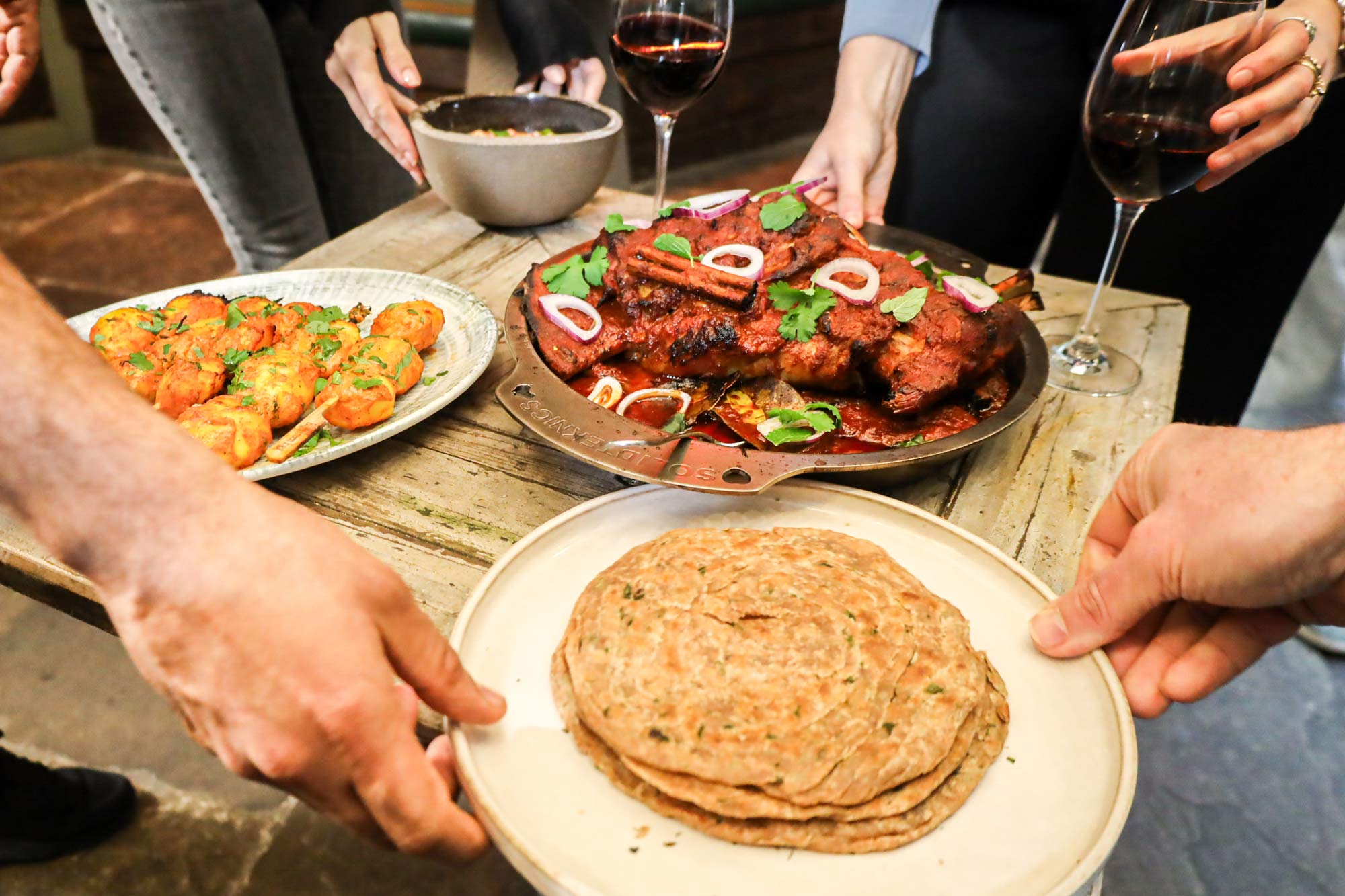 Karan Gokani Chef and Founder of Hoppers restaurants | 50 recipes | 50th Anniversary | Easter Feast | Slow cooked Lamb Shoulder | Big Green Egg