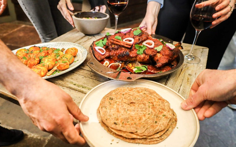 Karan Gokani Chef and Founder of Hoppers restaurants | 50 recipes | 50th Anniversary | Easter Feast | Slow cooked Lamb Shoulder | Big Green Egg