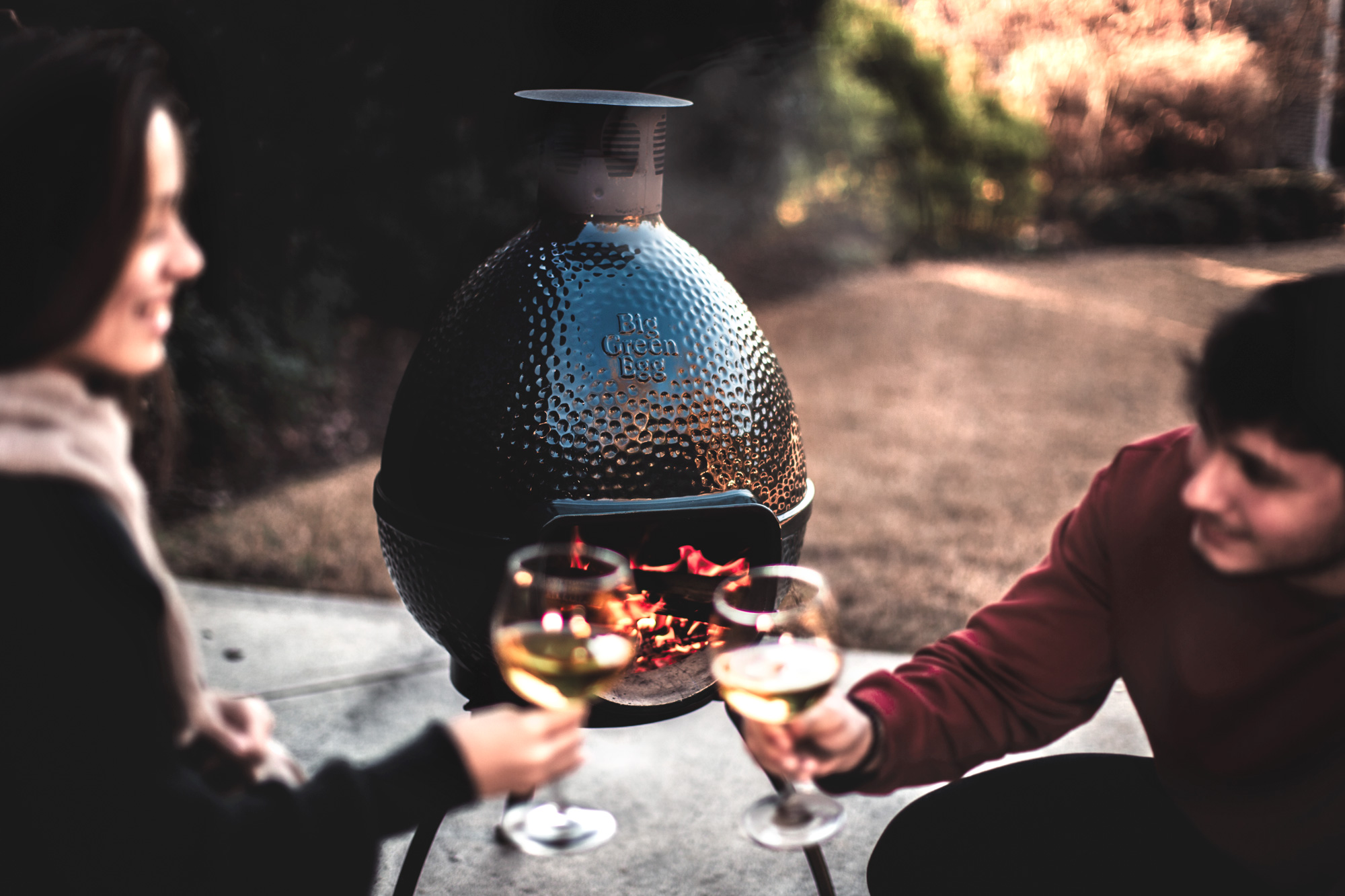 Big Green Egg Chiminea | Outdoor living