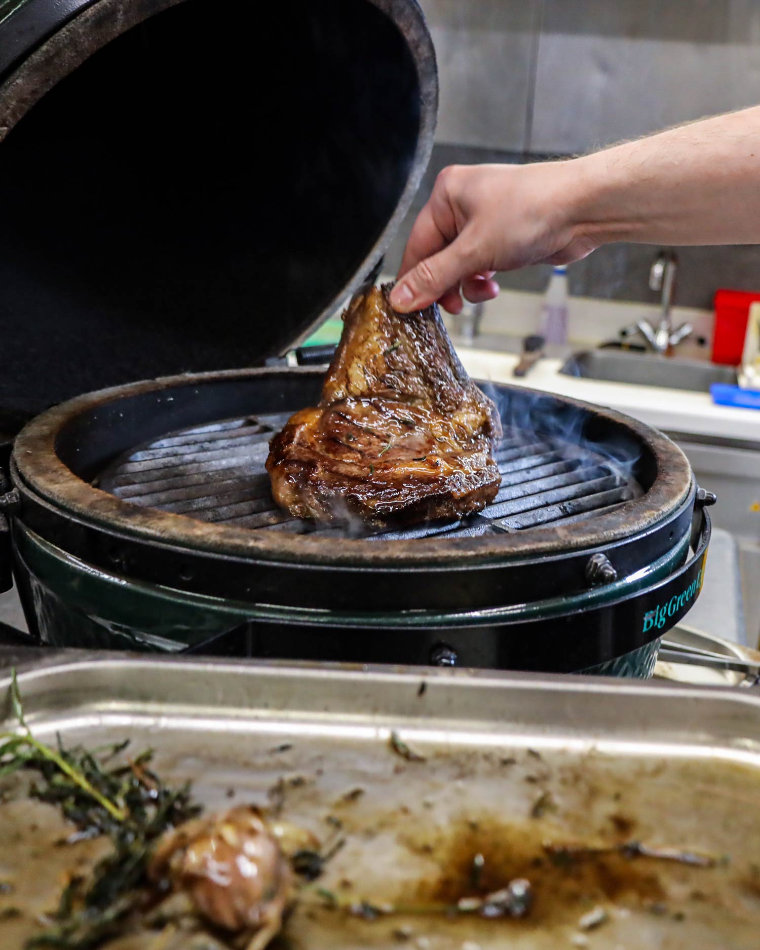 Tom Booton | Steak and Glazed Mushroom | 50 Recipes | Big Green Egg