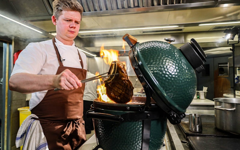 Tom Booton | Steak and Glazed Mushroom | 50 Recipes | Big Green Egg