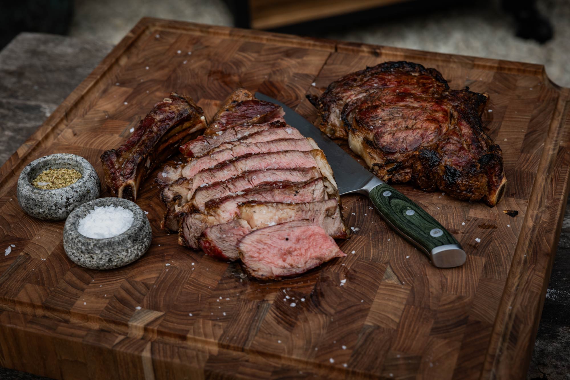 Ribeye with Chimichurri | Reverse sear | Dirty Cooking | Beef recipes | Big Green Egg