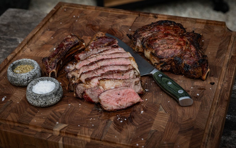 Ribeye with Chimichurri | Reverse sear | Dirty Cooking | Beef recipes | Big Green Egg