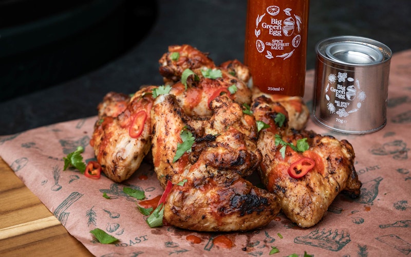 Chicken Wings with Big Green Egg Rub | roasting | Grilling | Chicken recipes | Big Green Egg
