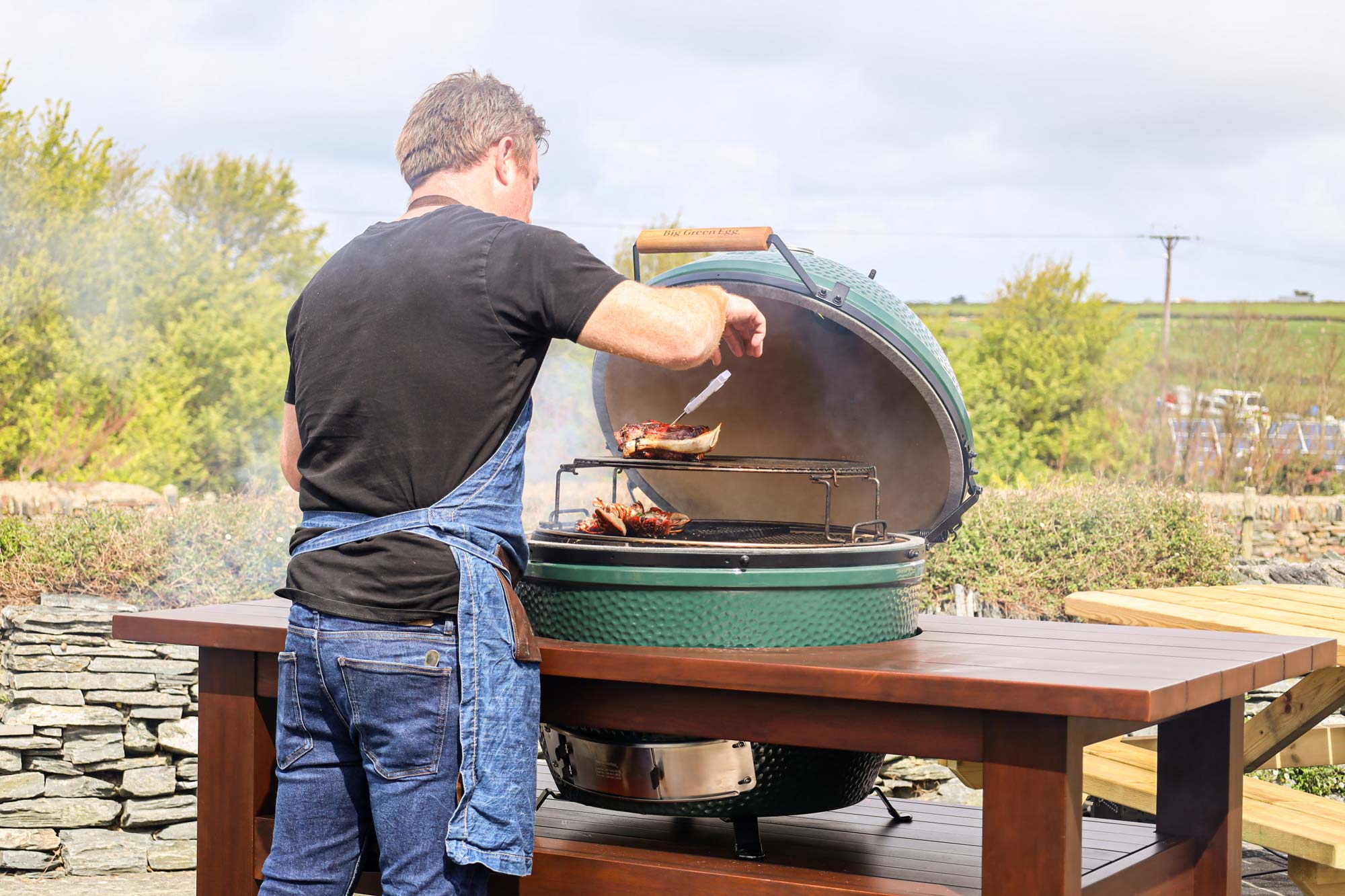 Barbecue egg cooker discount