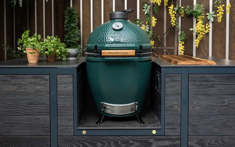 Outdoor Kitchen Island Laos Top with Antique Oak