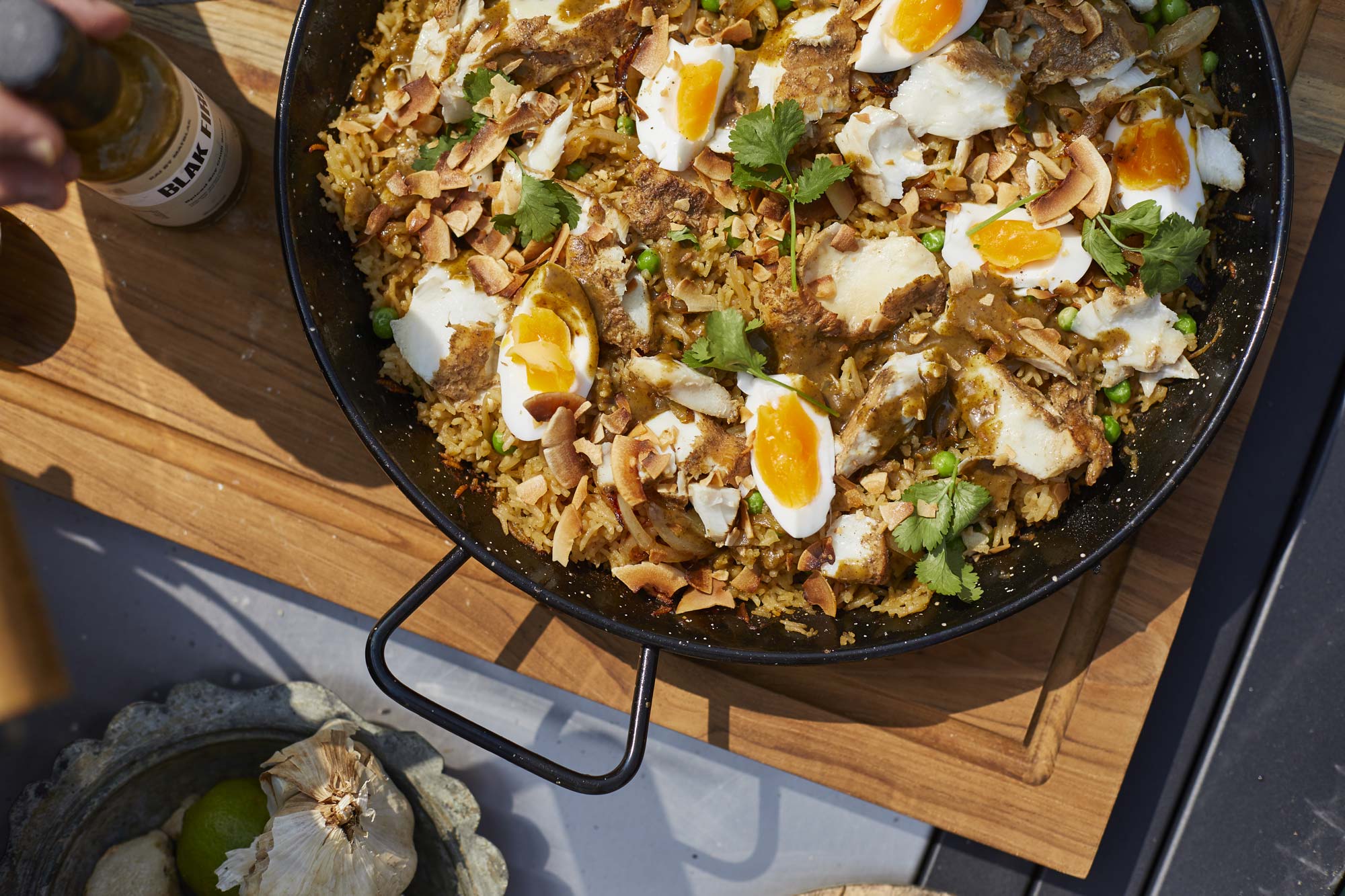 Matt Burgess | Smoked Cod, Curried Rice, Boiled Eggs |50 Recipes | Big Green Egg
