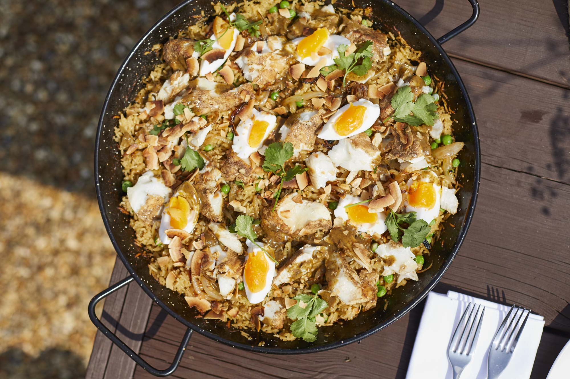 Matt Burgess | Smoked Cod, Curried Rice, Boiled Eggs |50 Recipes | Big Green Egg
