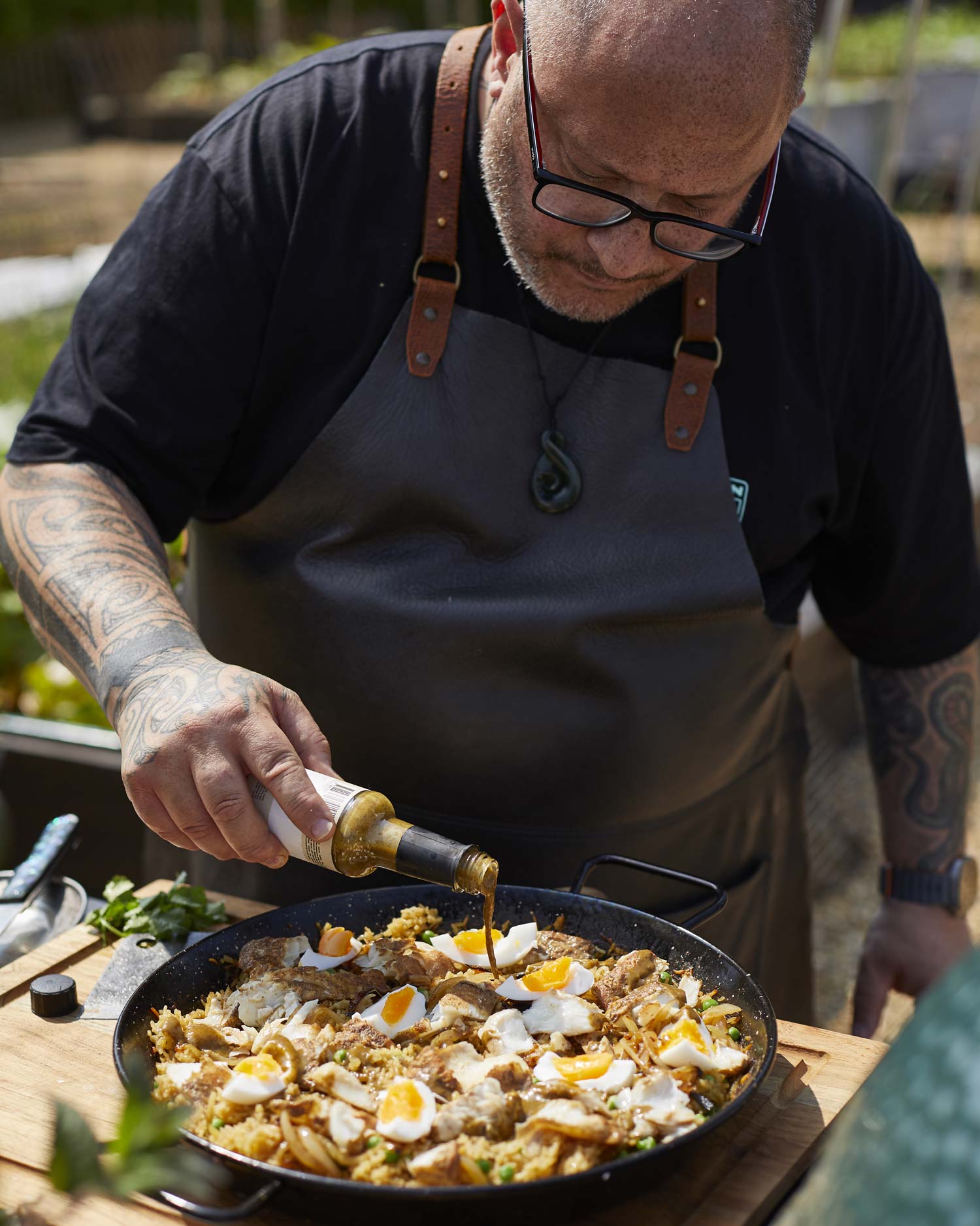Matt Burgess | Smoked Cod, Curried Rice, Boiled Eggs |50 Recipes | Big Green Egg
