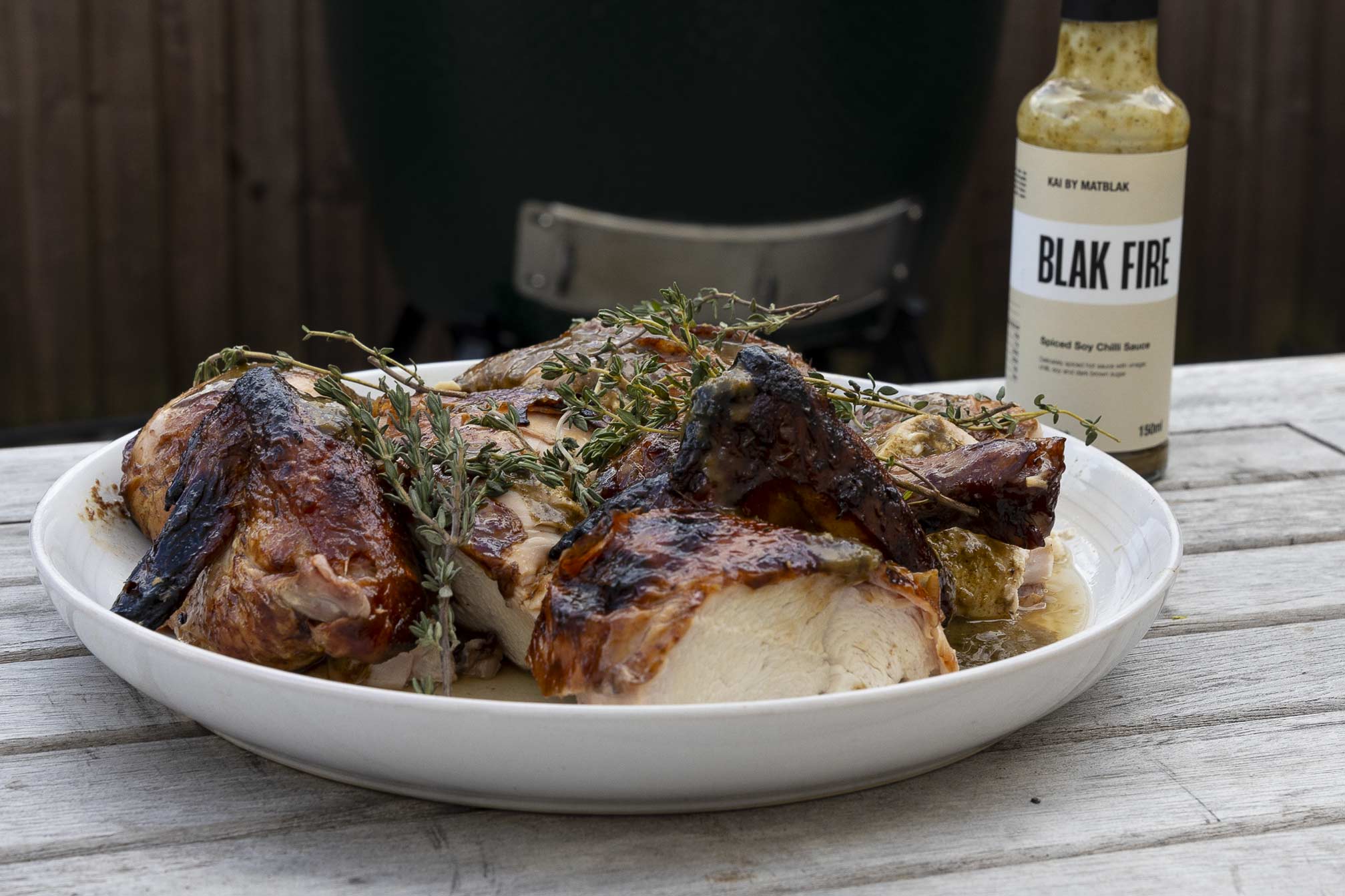 Matt Burgess | 50 Recipes | Heihei Huri Rotisserie Chicken  | Chicken | Rotisserie recipes | Big Green Egg