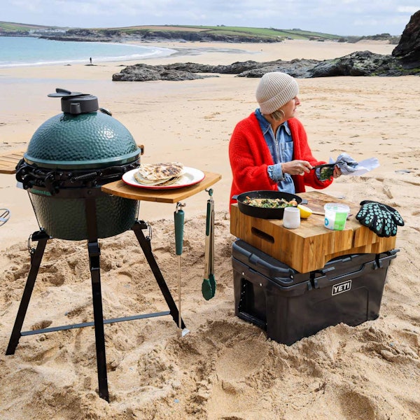 Yeti Tundra Cool Boxes | Tundra Charcoal & Tan | Big Green Egg | Travel