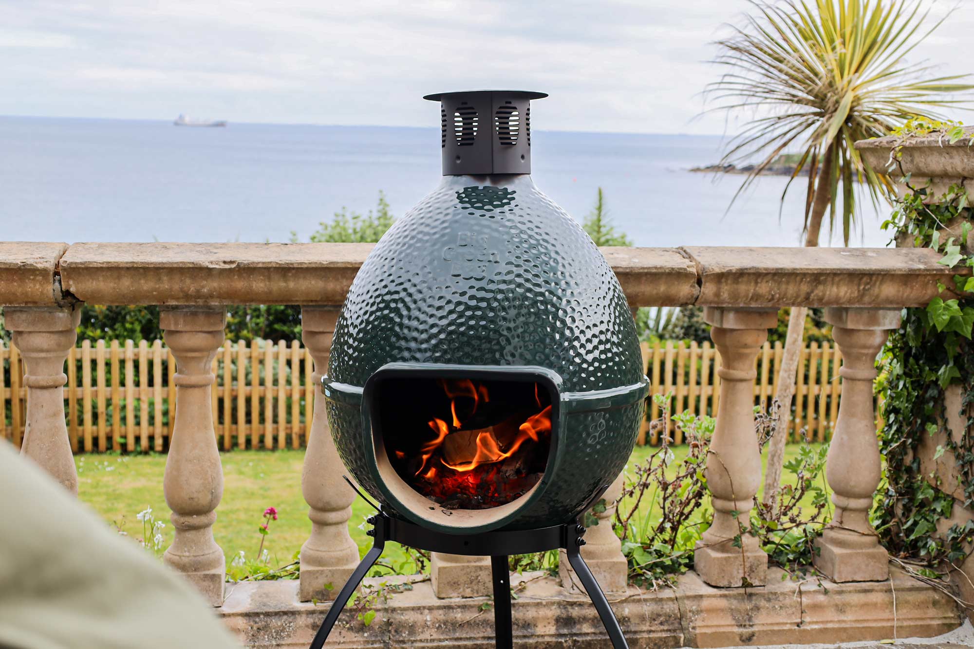 Big Green Egg Chiminea | Outdoor living