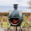 Big Green Egg Chiminea | Outdoor living