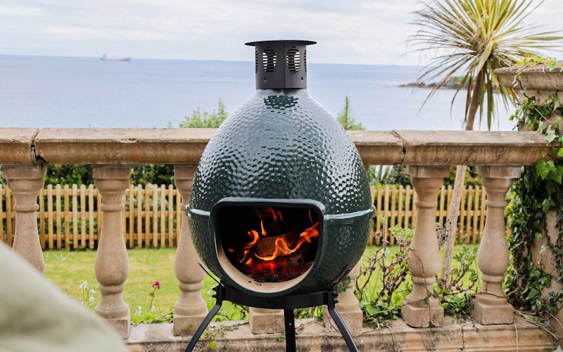Big Green Egg Chiminea | Outdoor living
