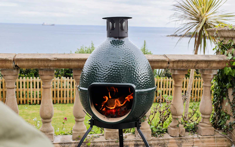 Big Green Egg Chiminea | Outdoor living