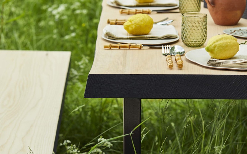 Handmade English Cedar Feasting Table | Tables and bases | Big Green Egg