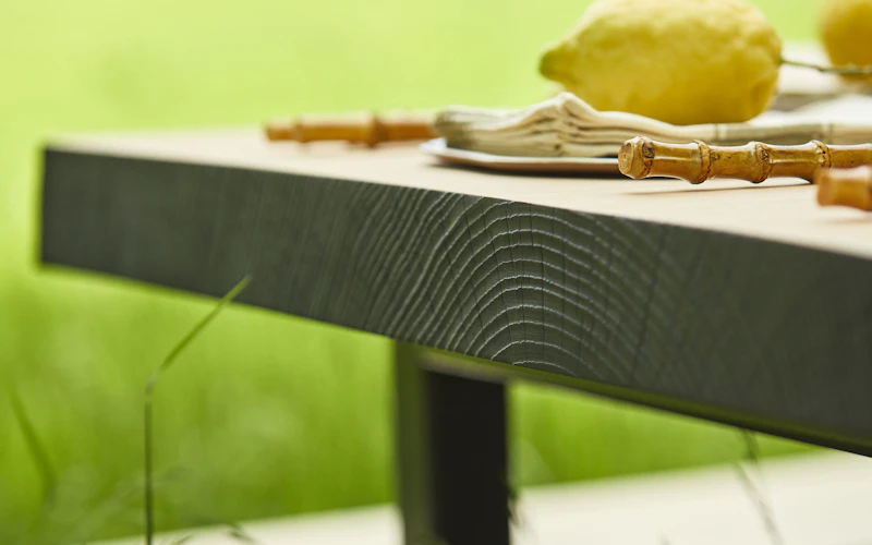 Handmade English Cedar Feasting Table | Tables and bases | Big Green Egg