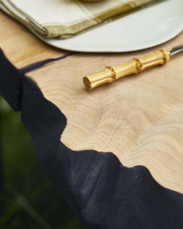 Handmade English Cedar Feasting Table | Tables and bases | Big Green Egg
